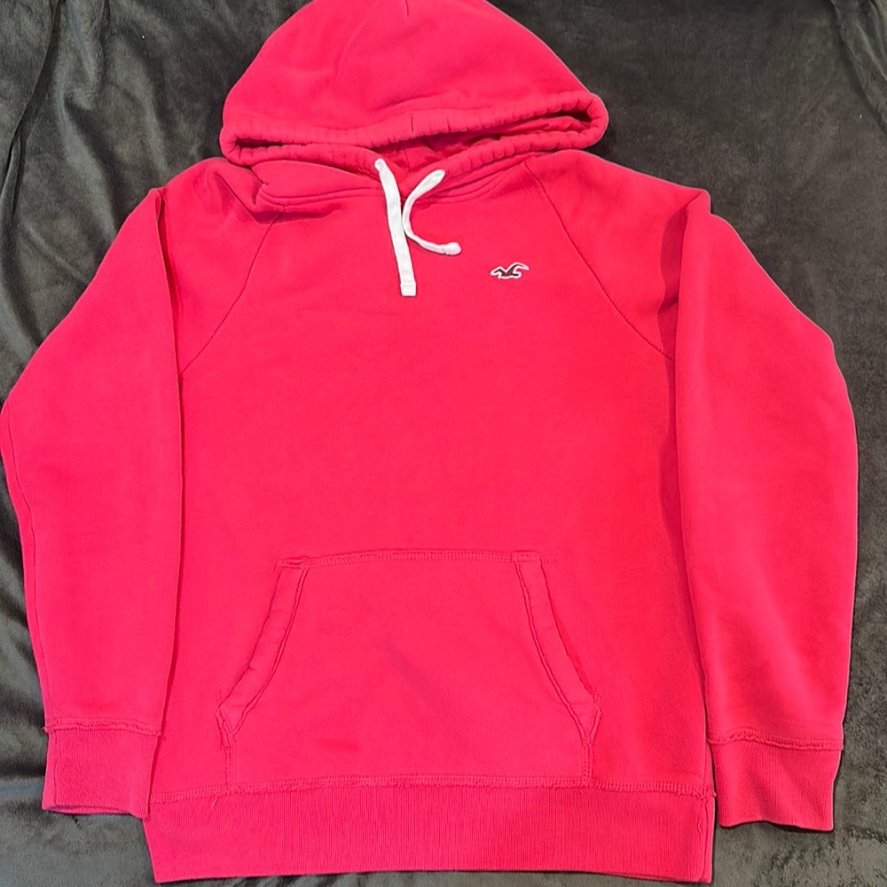 HOLLISTER Men’s Pink Hoodie M